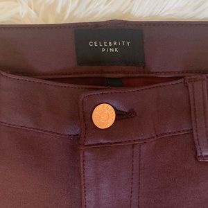 Celebrity Pink maroon skinny jeans